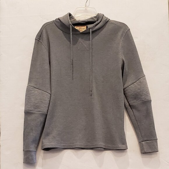 Hudson and Barrow NYC Gray long sleeve  pullover Hoodie - Picture 1 of 7